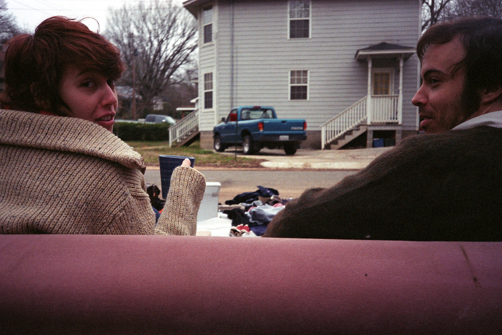 kerry roy yard sale couch winter a photo on Flickriver