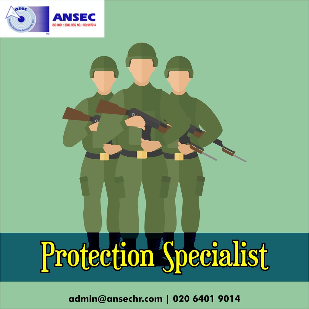 Protection specialist At any moment's notice, he or she mu… Flickr