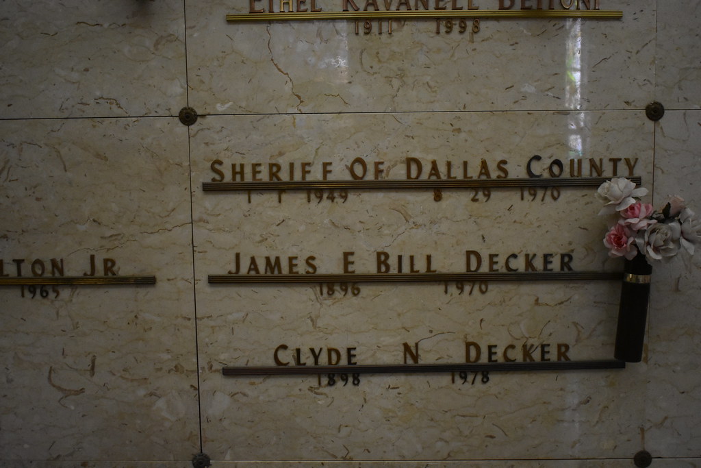 BILL DECKER Bill Decker was the Sheriff of Dallas County o… Flickr