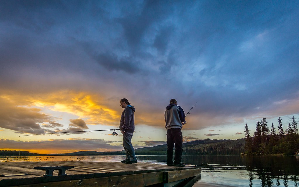 Fishing Chapman Lake Babine area of B.C., Canada Dave McKeever