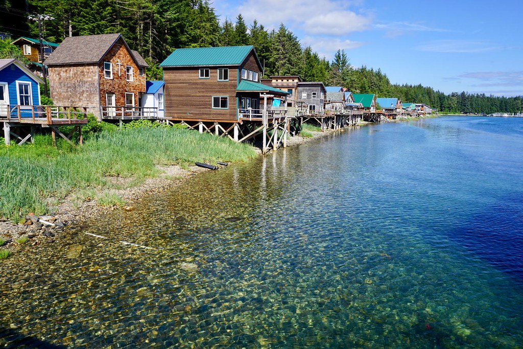 Tenakee Springs Waterfront homes Bob Richards Flickr