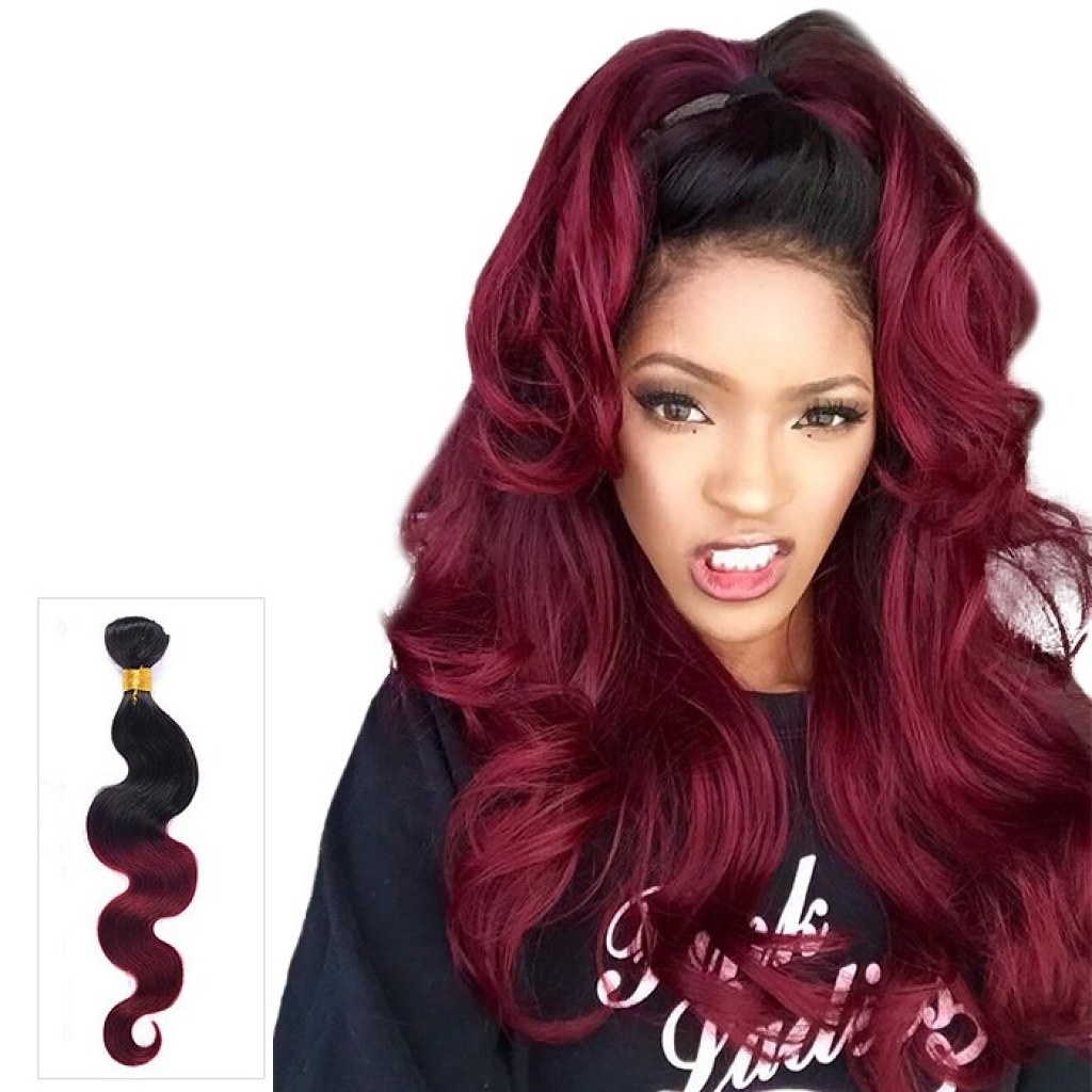 99J Burgundy Red Wigs Hermosa Hair