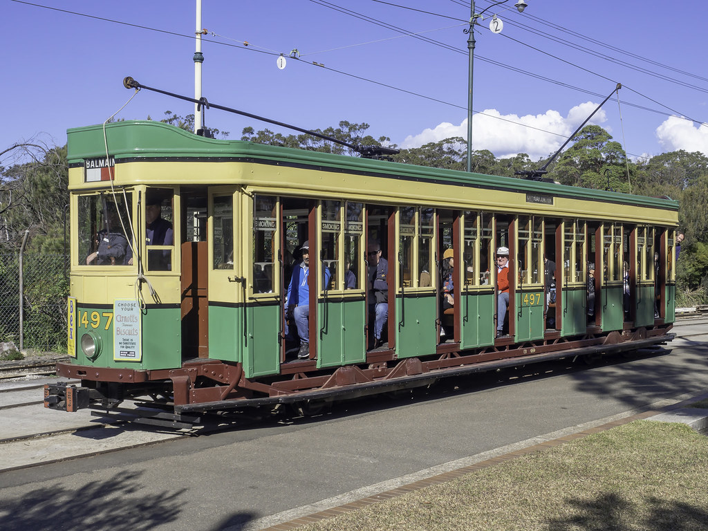 Sydney P Class Tram 1497 built 1922 Sydney Tramway Mus… Flickr