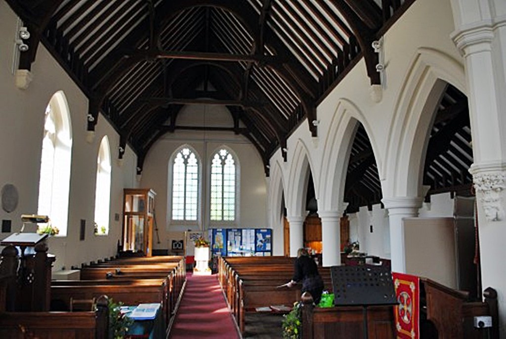 Sawtry Cambridgeshire Looking west down the nave , all reb… Flickr