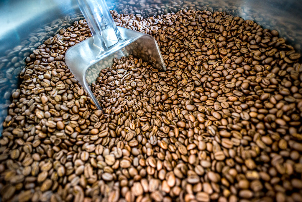 Fresh roasted coffee beans Bryon Lippincott Flickr
