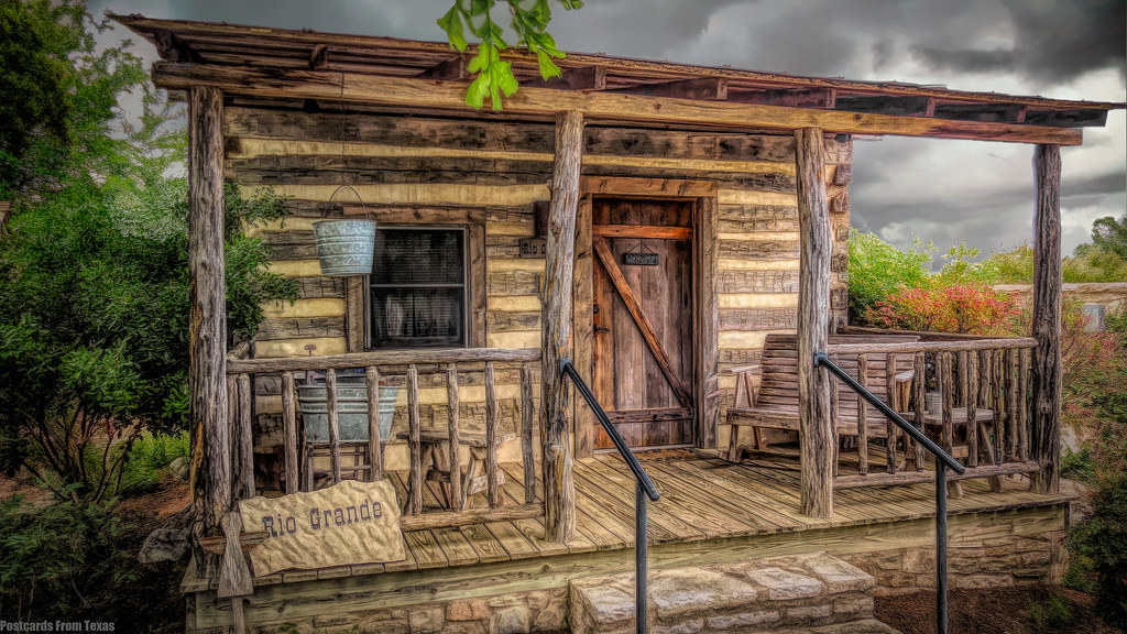 Cotton Gin Village Log Cabin In Fredericksburg, Texas, loc… Flickr