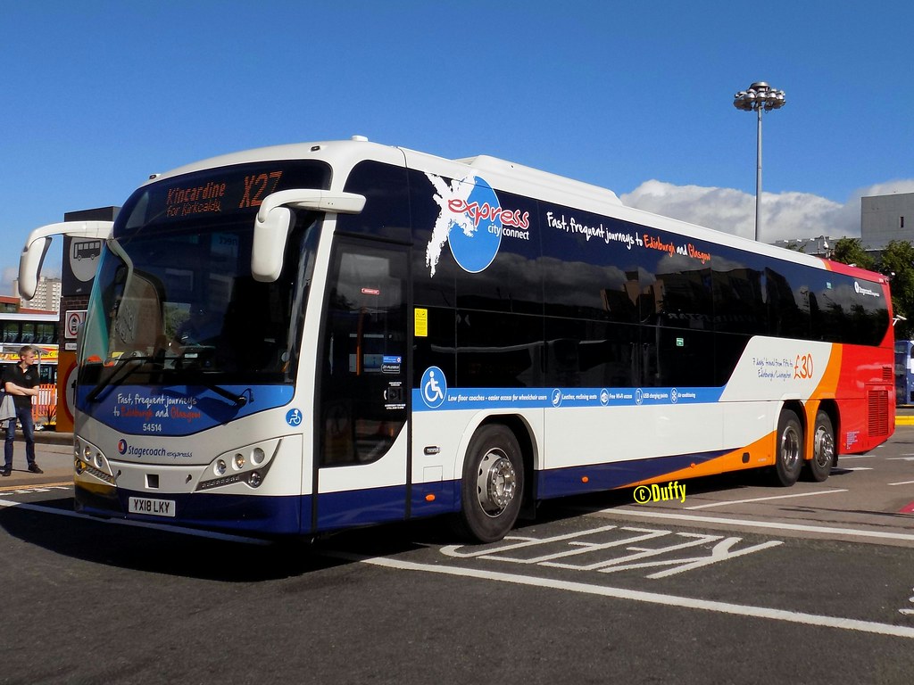 Stagecoach Fife 54514 YX18 LXY at Glasgow's Buchanan Bus… Flickr