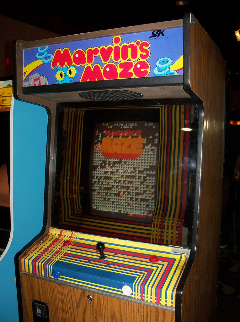 Marvin's Maze Close up of Marvin's Maze video game Flickr