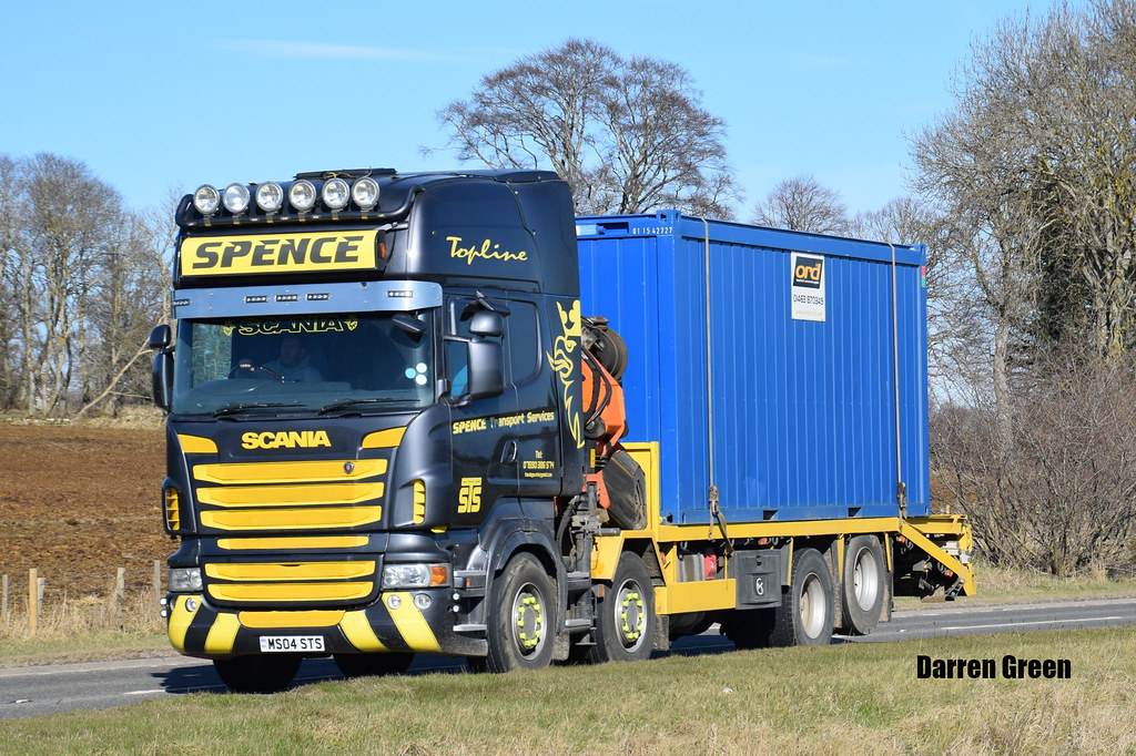 SPENCE TRANSPORT SERVICES SCANIA TOPLINE MS04 STS A9 Rossk