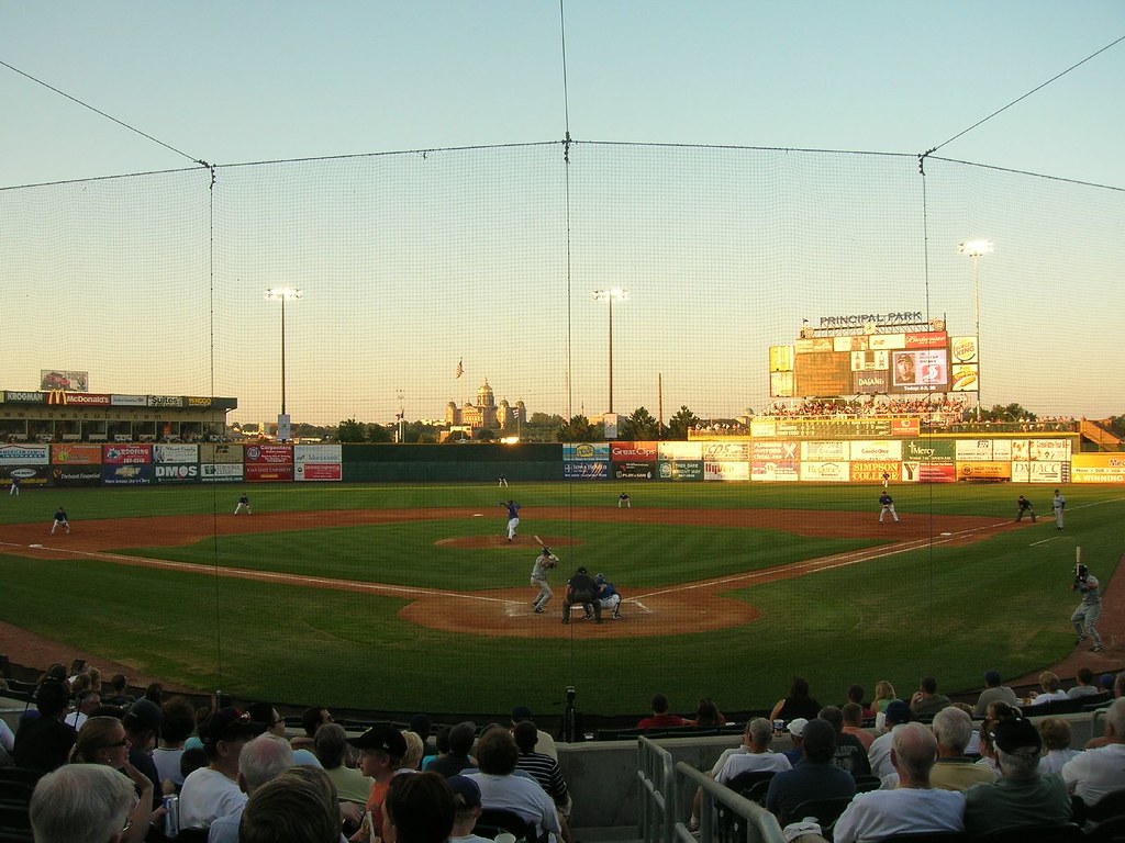Iowa Cubs AAA Baseball, Des Moines, Iowa Justin Brockie Flickr