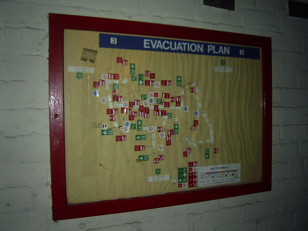 Evacuation Plan details best seen here. Seems like a very … Flickr