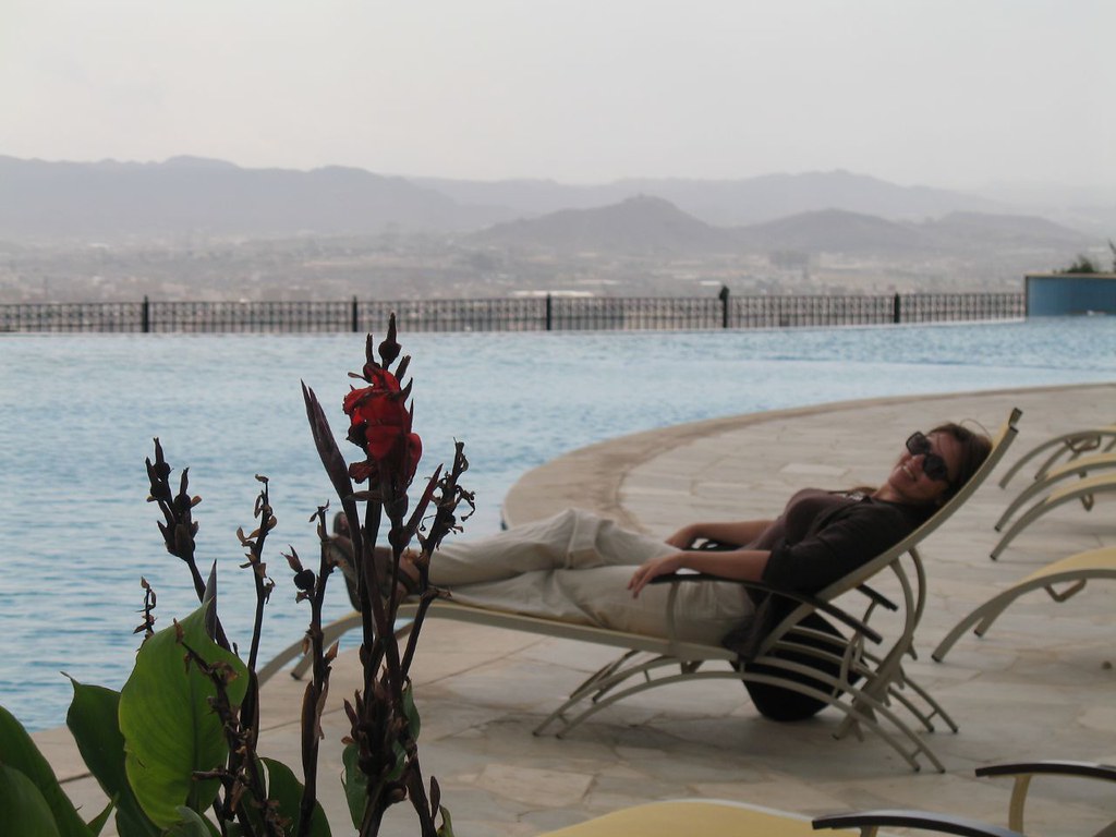 Yemen. San'a.Hotel "Movenpic" 07 Outside swimming pool Flickr