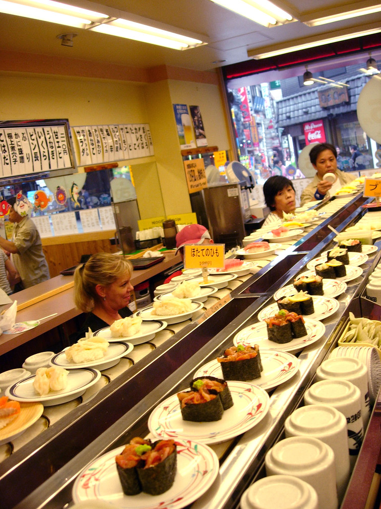 Conveyor belt sushi My most interesting photo according to… Flickr