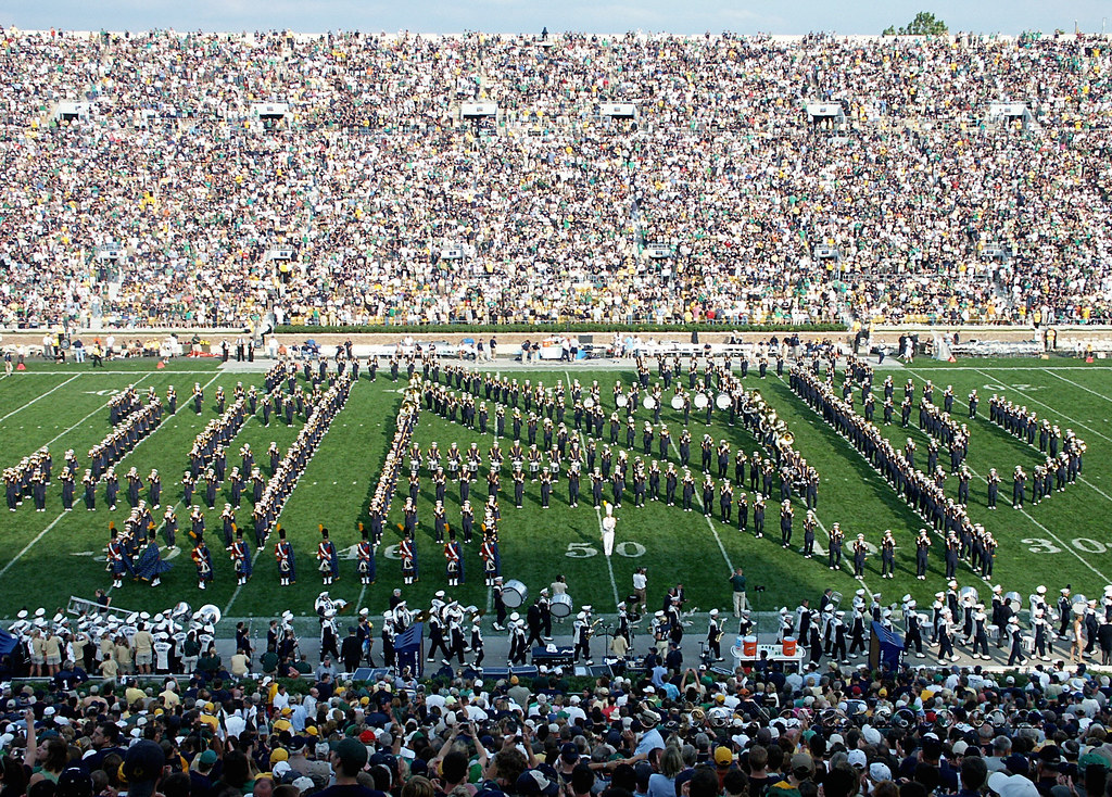 ND Marching Band logo Penn State at Notre Dame Sept 9, 200… Flickr