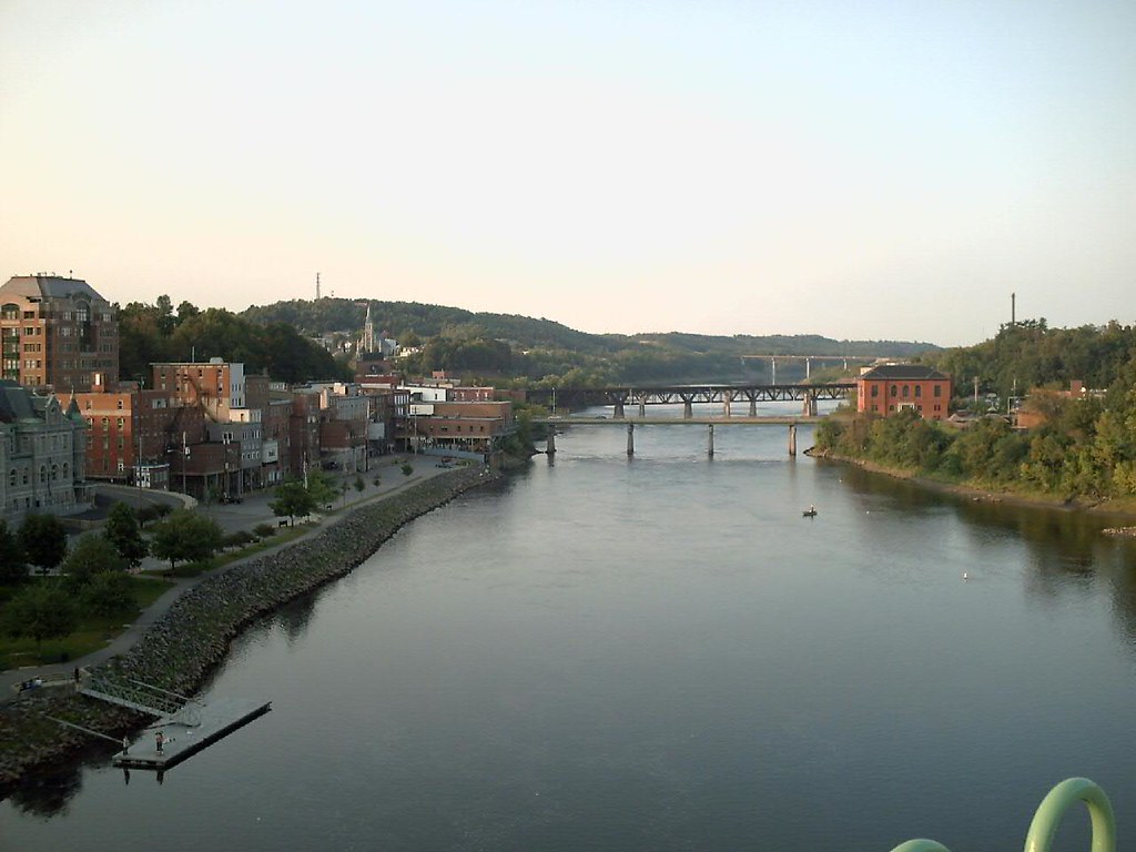 Augusta, Maine Taken from 'the big bridge.' Terry Ross Flickr