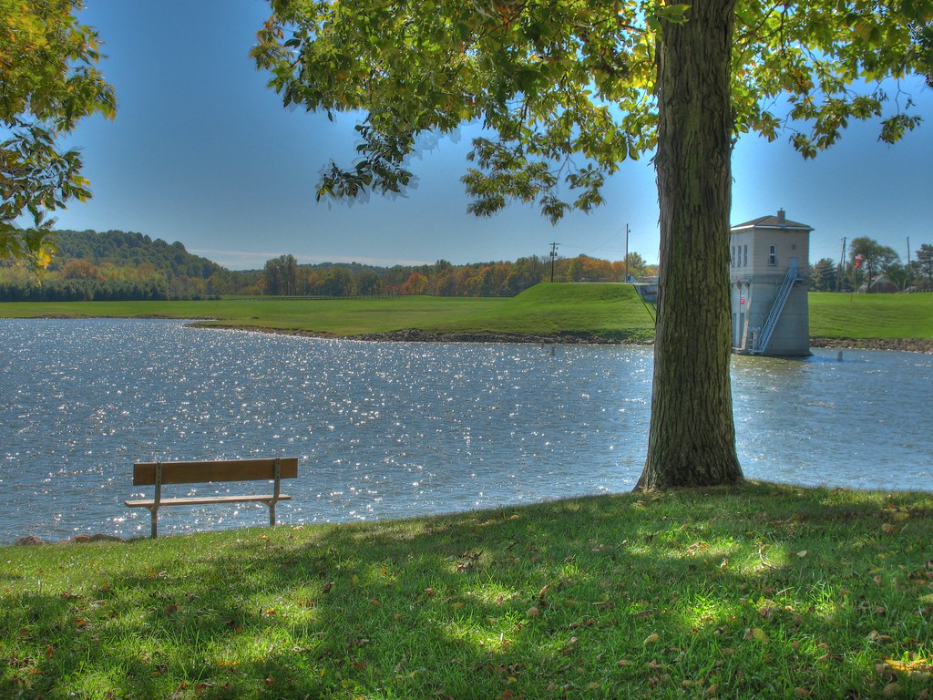 Atwood Lake Dam HDR The Atwood Lake Dam, souteast of Canto… David