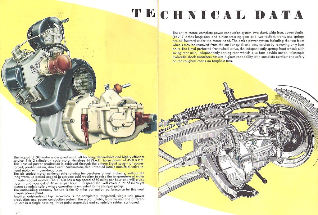 Drive Train Lloyd 600 Pages from a brochure showing the bu… Flickr