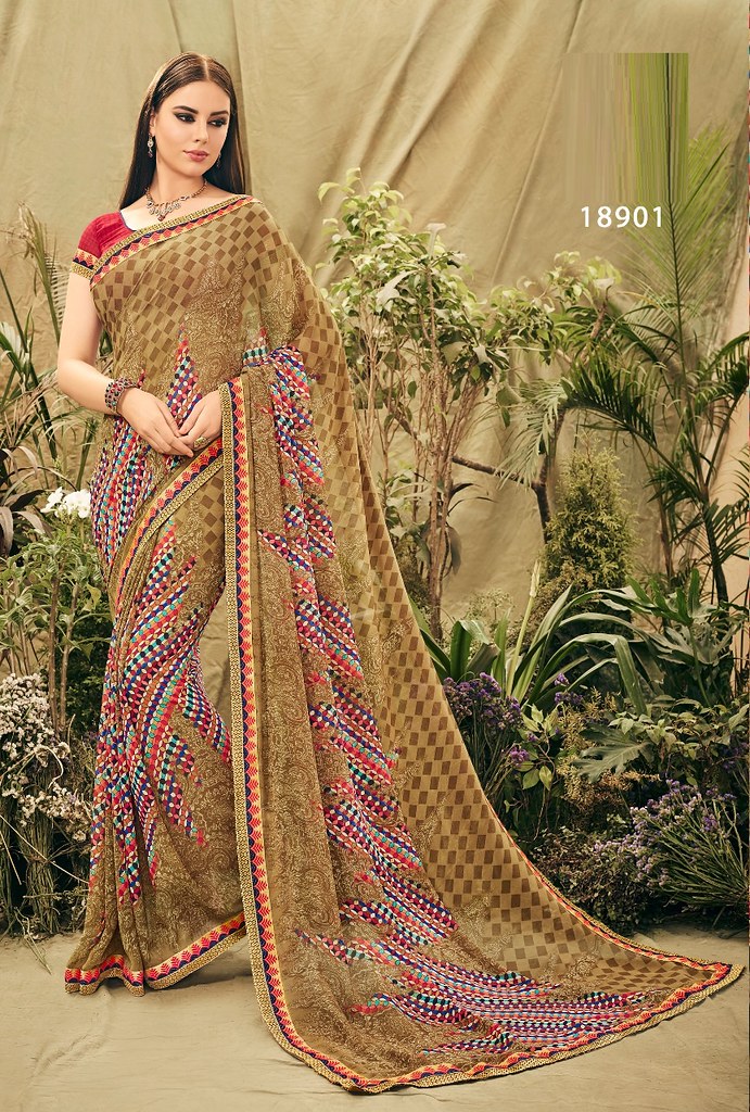 Price Rs.610/ Shrutika Designer Printed Saree Collection Set To Set