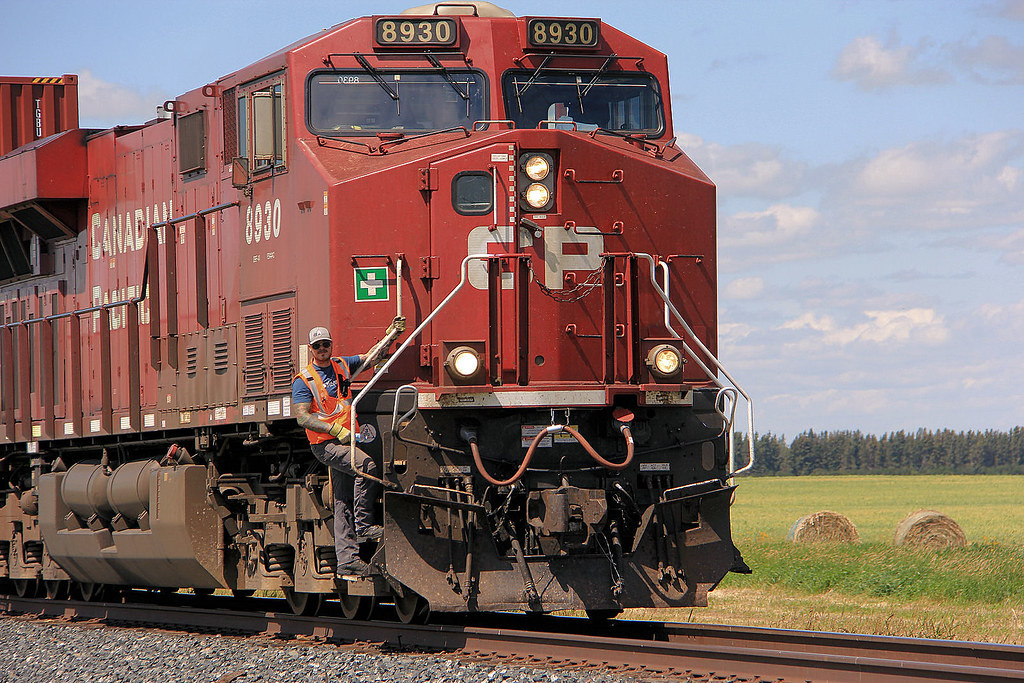 CP Rail 8930 Just East of Indian Head Saskatchewan Canada