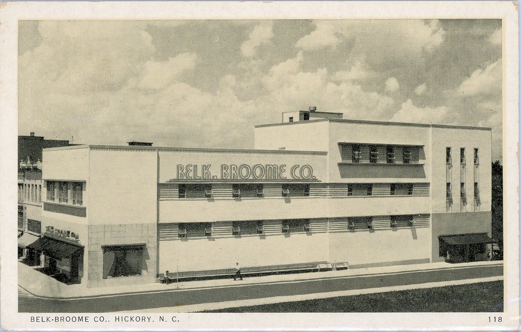 BelkBroome Co Hickory North Carolina Vintage Postcard Flickr