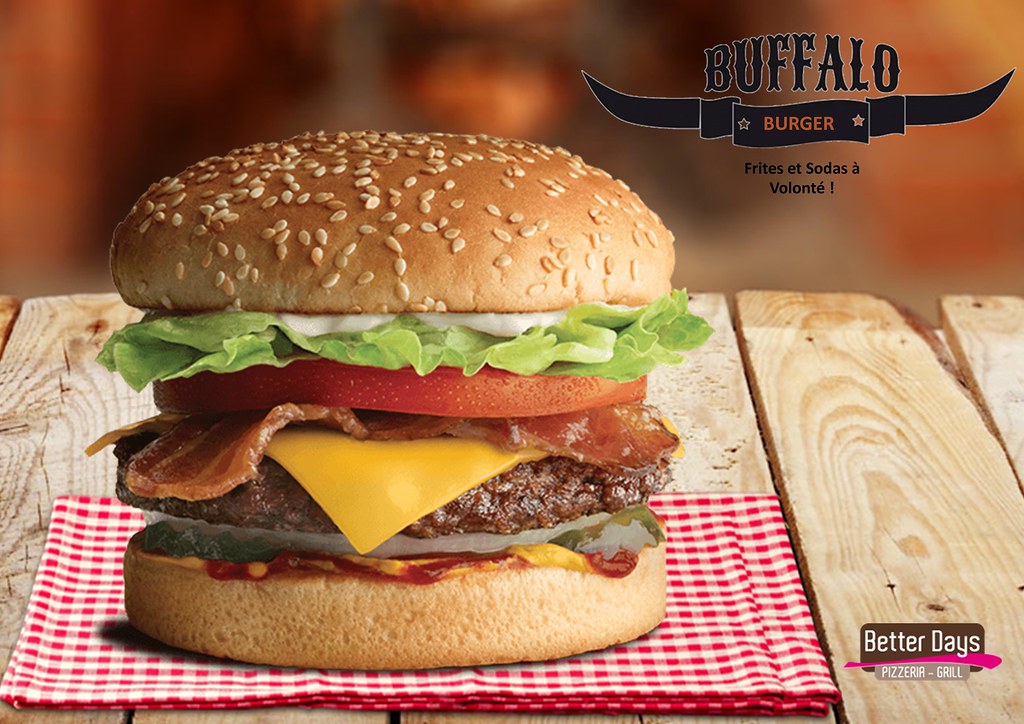 Buffalo Burger Venez découvrir dans votre restaurant Bette… Flickr