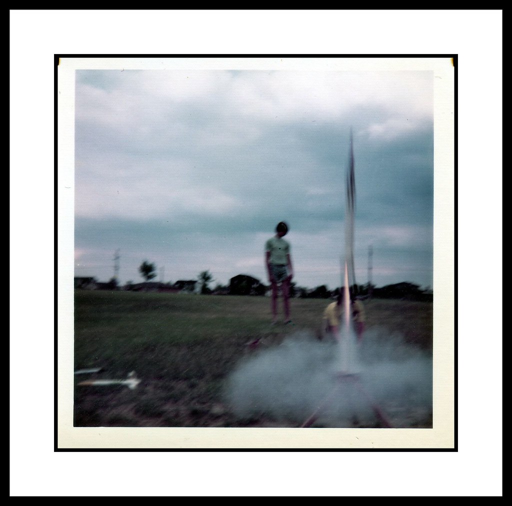 Vintage Model Rocket Photo, 1975 Cosmo Lutz Flickr