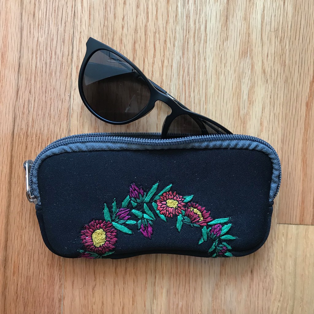 Embroidered Sunglasses Case a photo on Flickriver