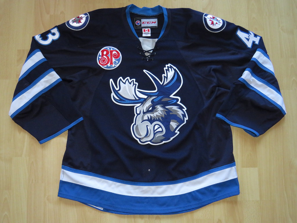 Manitoba Moose 2016 2017 Game Worn Jersey R.D. aka as KIRU Flickr