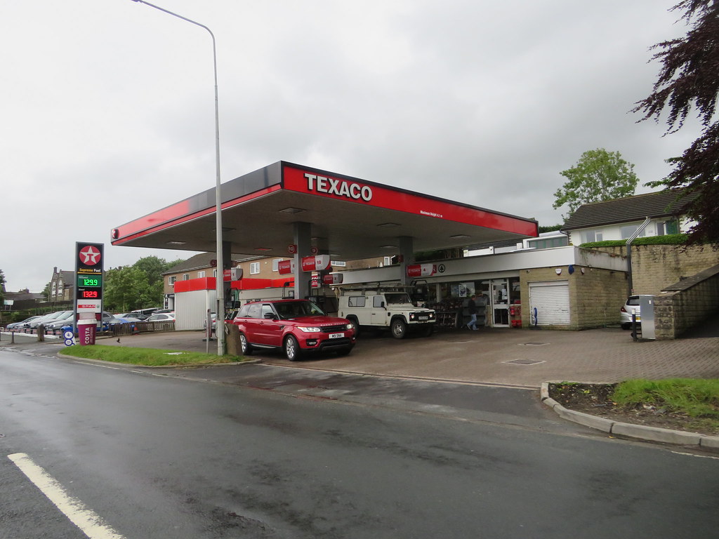 Texaco Colne Road, Kelbrook, Lancashire This used to be … Flickr