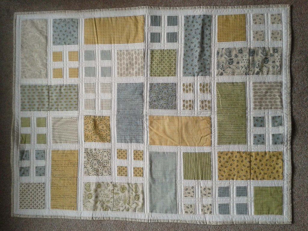 Charm square quilt Sheena Mitchell Flickr