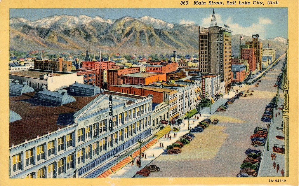 ZCMI Department Store Salt Lake City Utah Vintage Postcard… Flickr