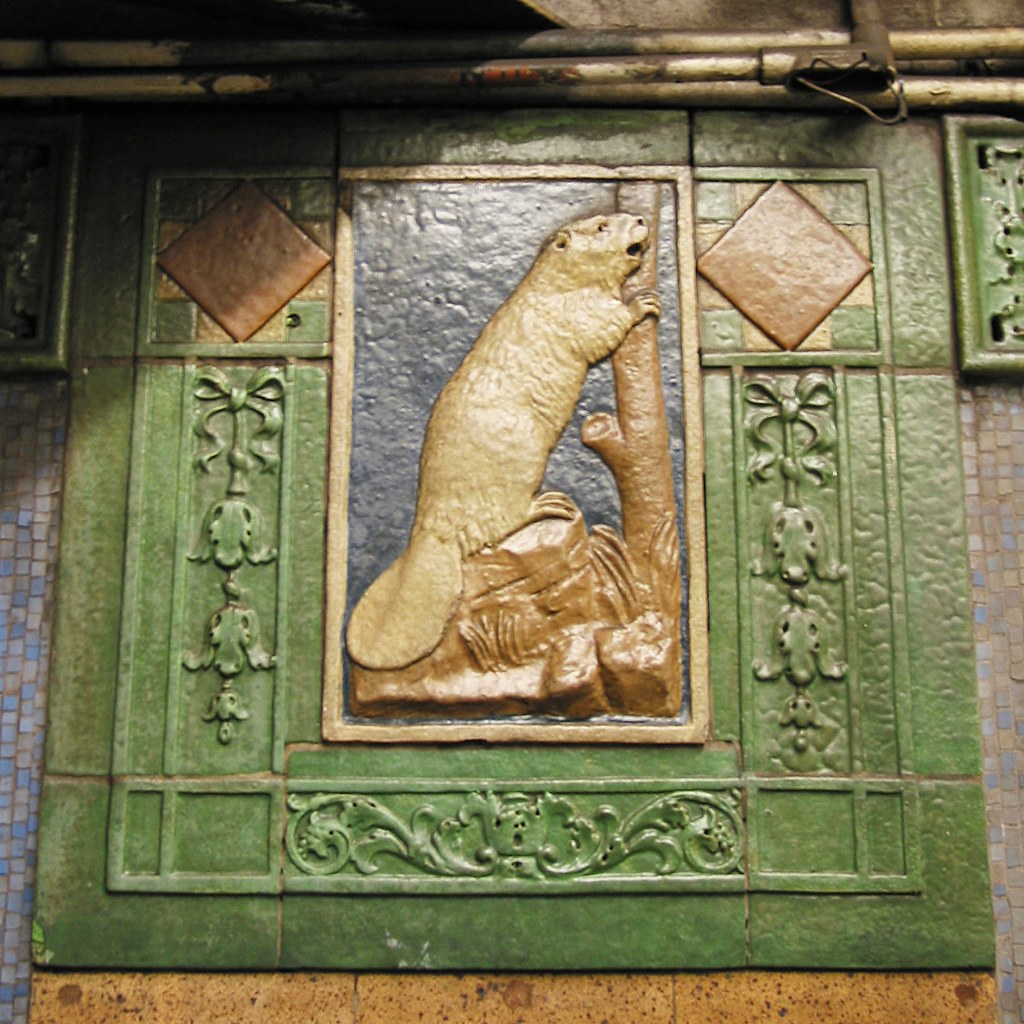 Beaver Tile at Astor Place station Astor Place station I… Flickr