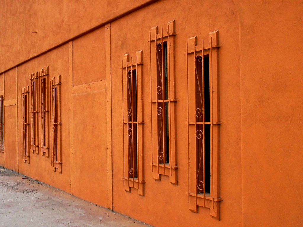 Southwest Orange Wall, City Snap Southwestern orange, a co… Flickr