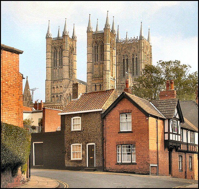 Lincoln Cathedral from Drury Lane Lincoln Cathedral seen f… Flickr