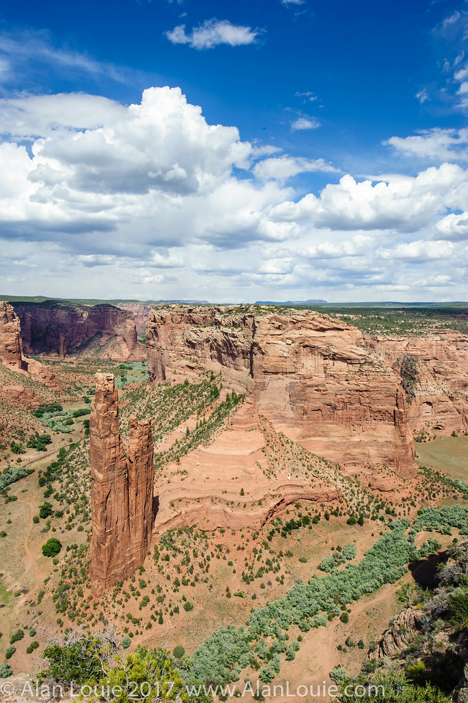 Elevation of Tsegi Overlook, Canyon de Chelly National Monument, Indian