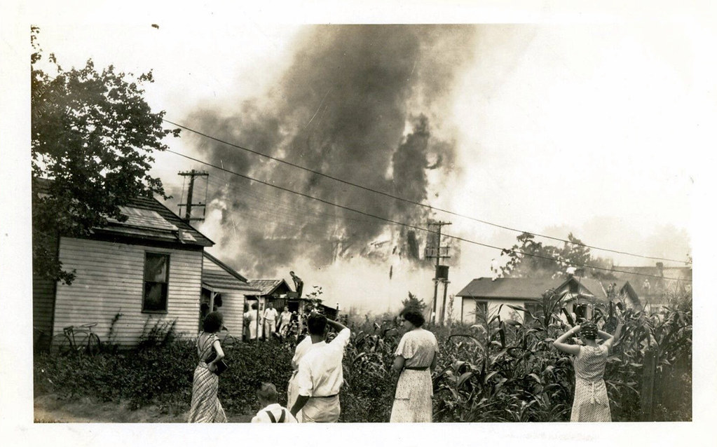 Shoe Factory Fire Williamsburg, Ohio July 14, 1934 Cardboard