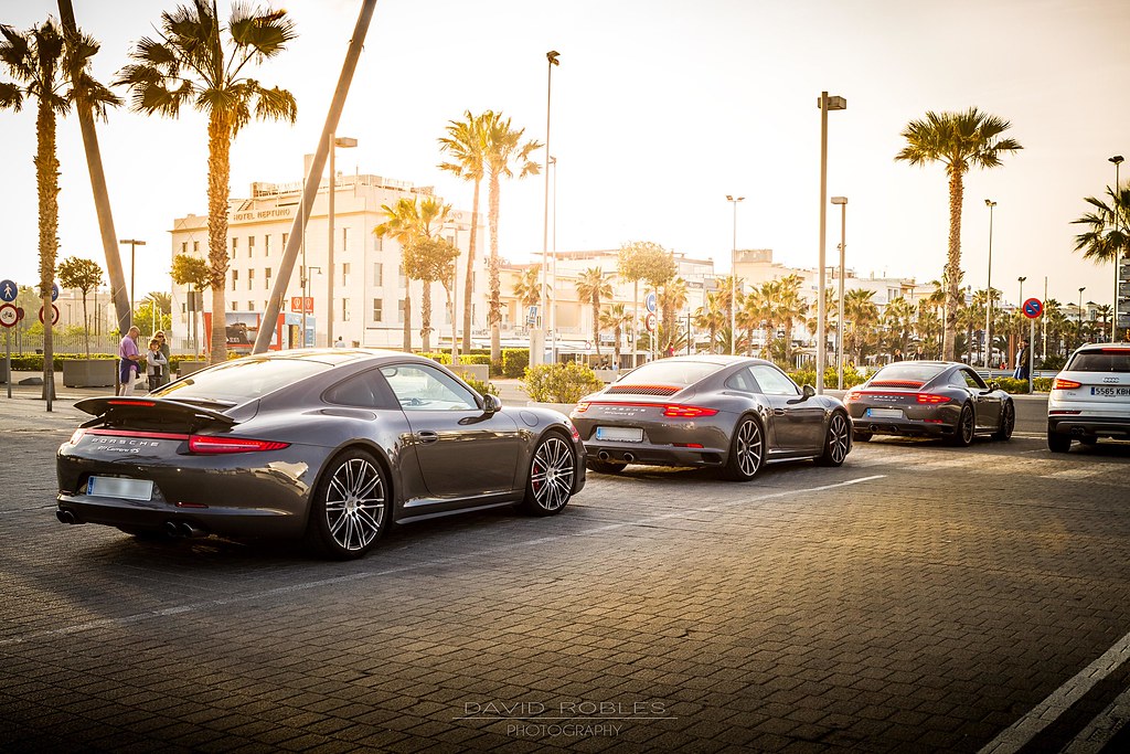 Porsche Super sports cars in valencia, spain. Holidayd Xmos Flickr