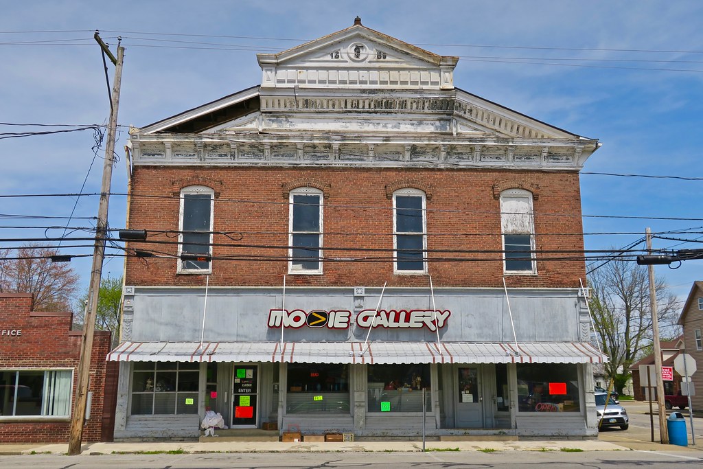 Movie Gallery, Sardinia, OH An old building, dated 1889, i… Flickr