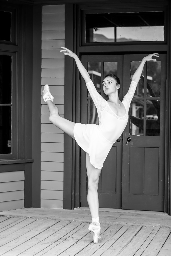 Pretty Portraits Ballerina Dancer White Leotard! Beautiful… Flickr