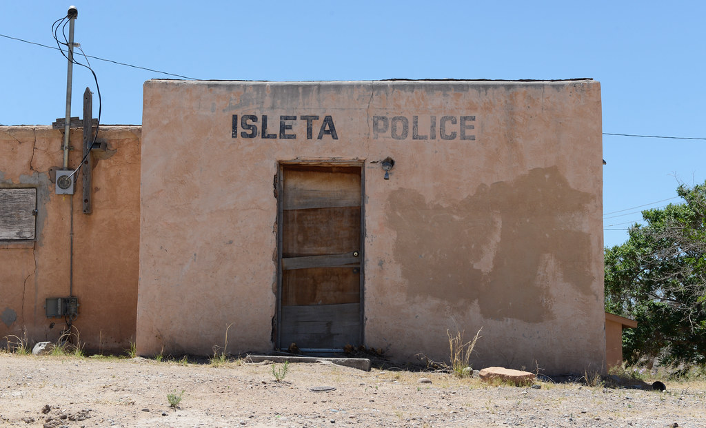 Former police station, Isleta Pueblo, New Mexico Blake Gumprecht Flickr