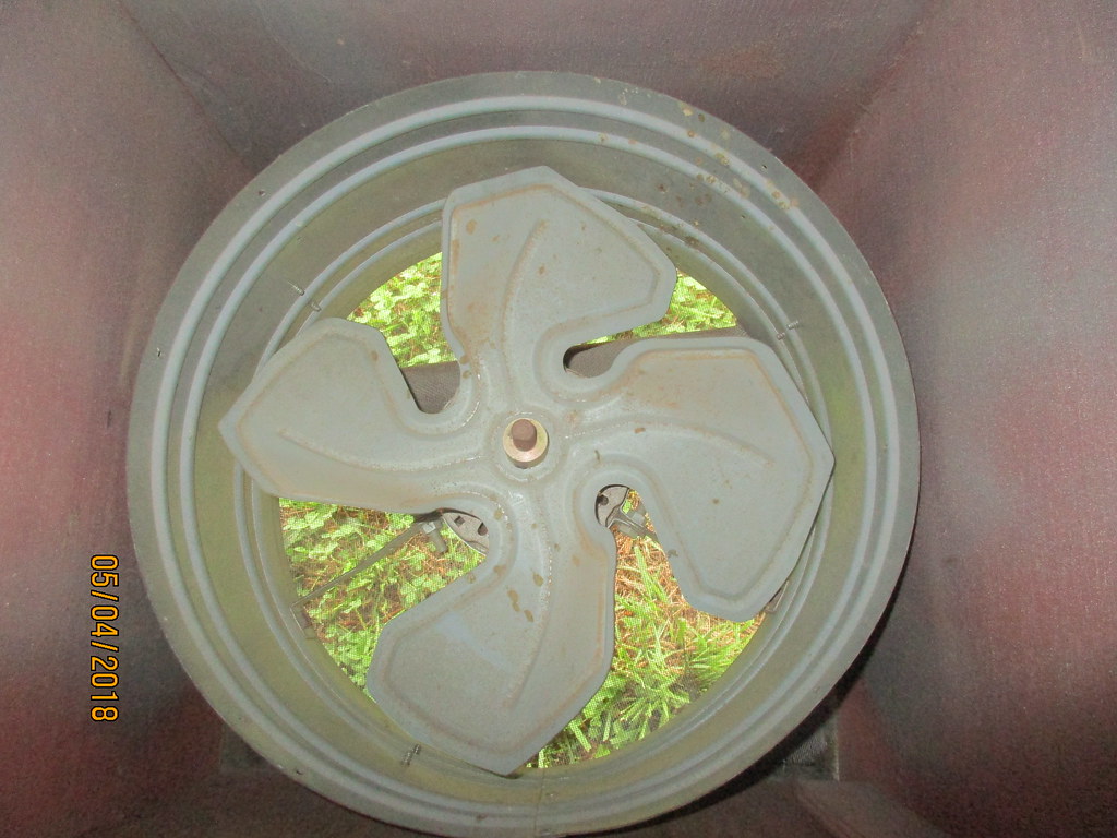 Exhaust Fan This is installed in the floor of a trailer