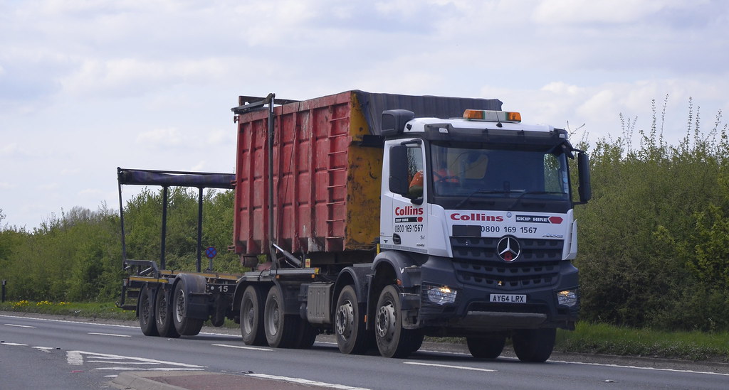 Collins Skip Hire AY64 LRX A47 Easton LONE RANGER ___Andy Flickr