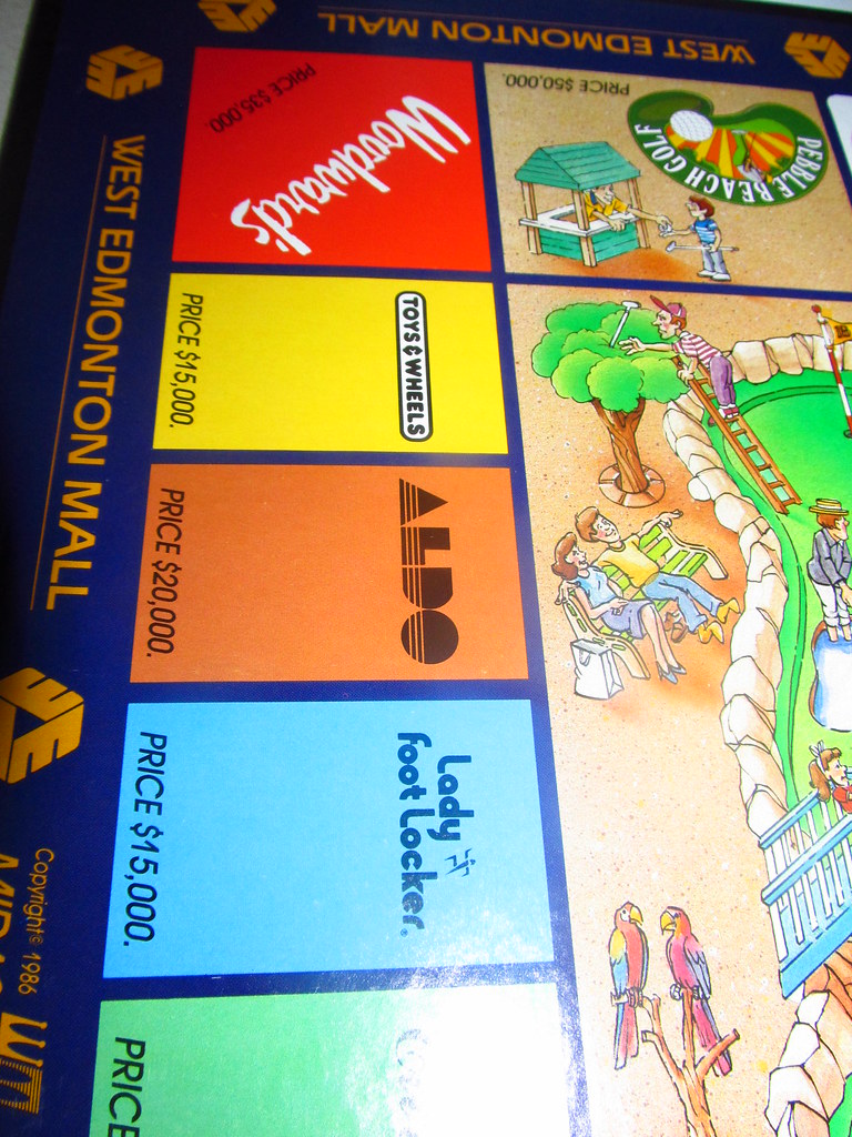 West Edmonton Mall board game from 1986 featuring many now… Flickr
