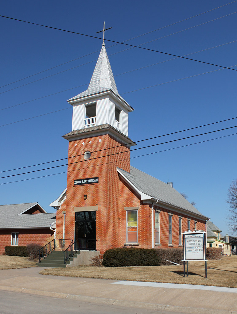 Zion Lutheran Church Shickley, NE Tom McLaughlin Flickr