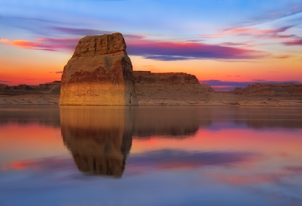 Lake Powell Sunset Lone Rock Beach Utah ubicaciondepersonas.cdmx.gob.mx