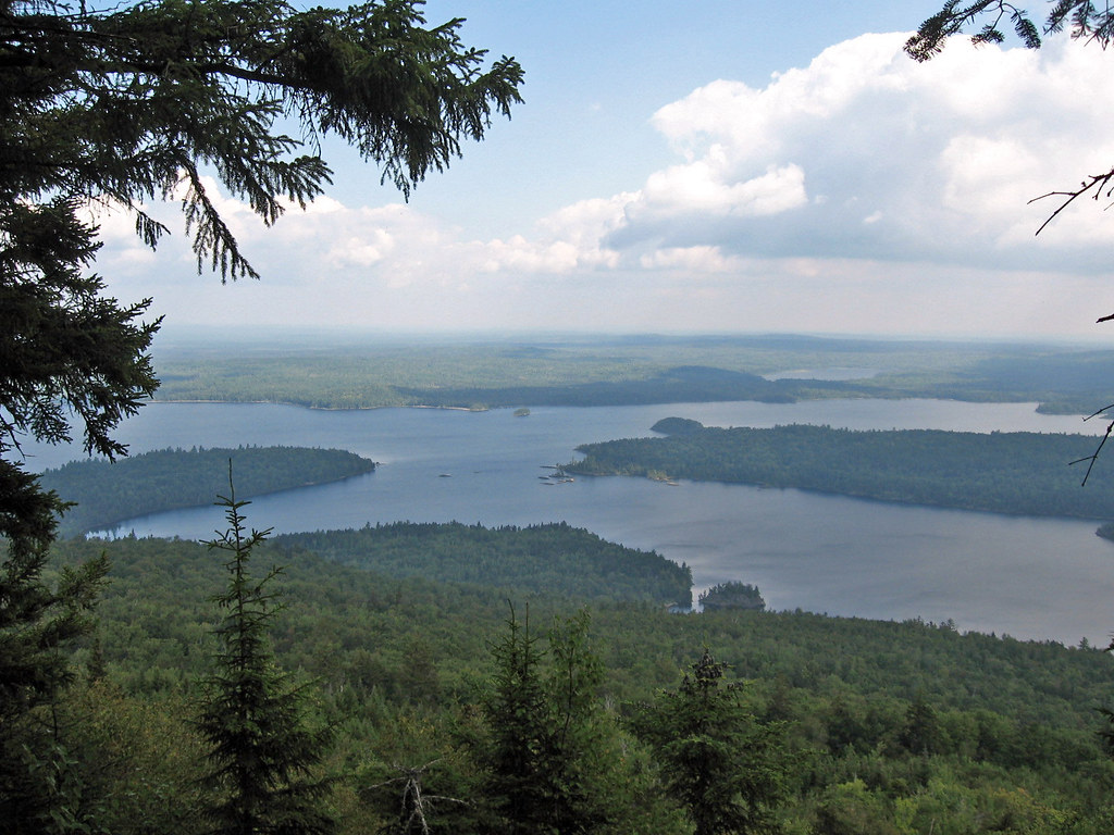 Lobster Lake A view from Lobster Mountain. heathkneller Flickr