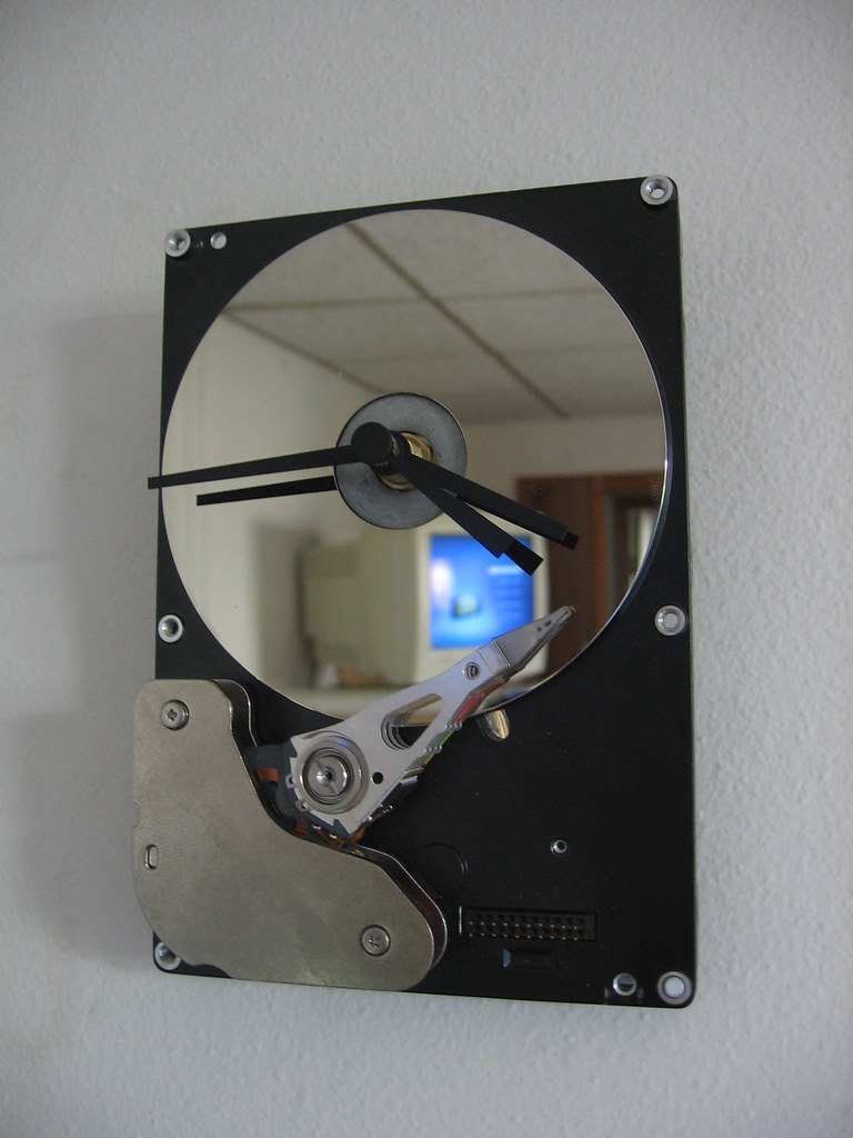 Hard Drive Clock "spun" off from my motherboard clock, I d… Flickr