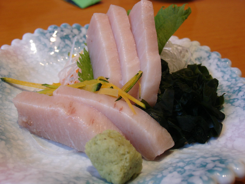 Honmaguro Ohtoro This is bluefin tuna belly sashimi, serv… Flickr