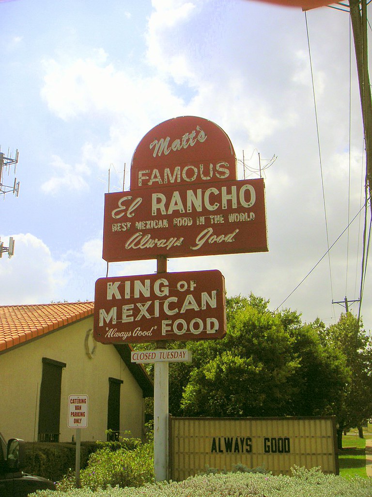 Matt's Famous El Rancho Restaurant, Austin, Texas Michael Dashkin Flickr