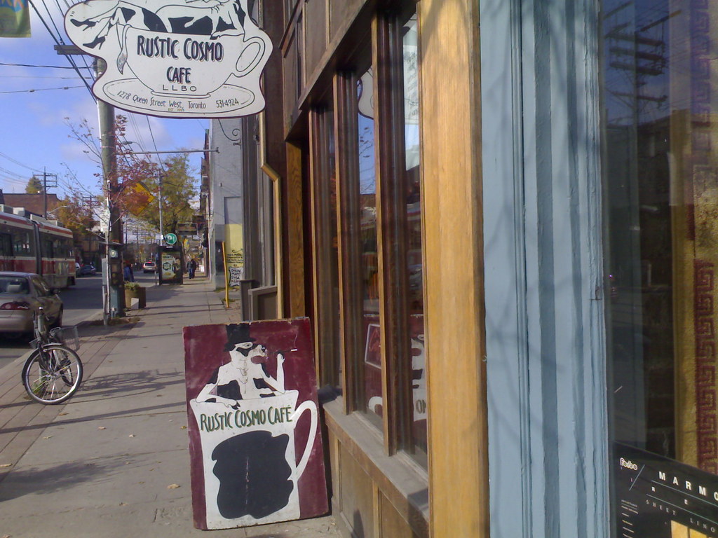 Rustic Cosmo Cafe on Queen St. W Richard Eriksson Flickr